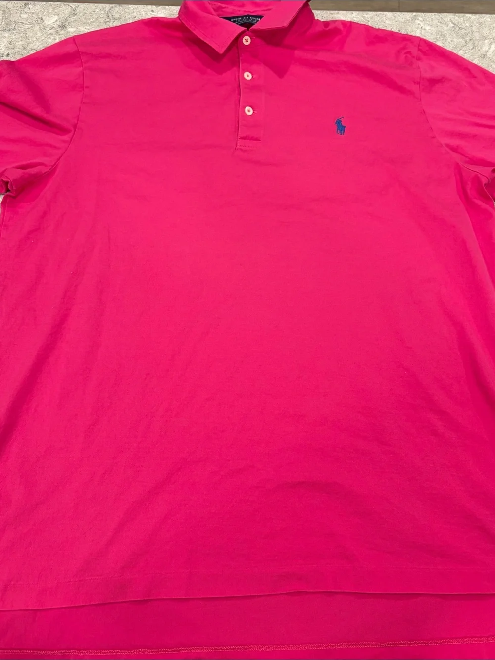 Polo Golf Ralph Lauren Men’s Pink Golf Polo-Large